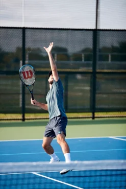 Wilson Ultra Power 105 Tennis Racquet -DICKS SPORTING GOODS Sales 2020TE Summer 2020 Tennis Location Shoot 7249