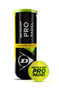 Dunlop Pro Padel Balls - 3 Count