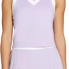Prince Women's Fashion V-Neck Tennis Tank Top 1 Prince Women's Fashion V-Neck Tennis Tank Top -DICKS SPORTING GOODS Sales 22PRCWFSHNVTNKXXXRCQ Lavender White