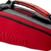 Wilson Clash V2 Super Tour 6 Pack Bag -DICKS SPORTING GOODS Sales 22WILACLSHSPRTR6PTNN Black Red