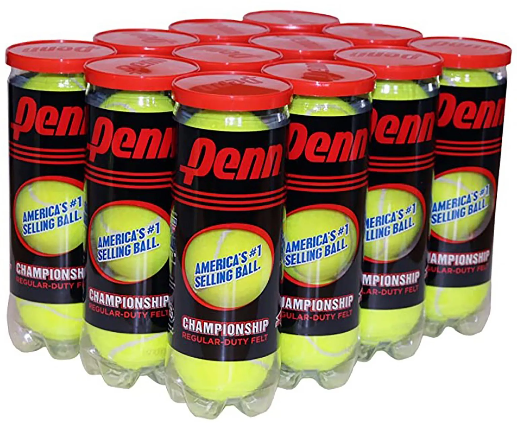 Penn Championship Regular Duty Tennis Balls - 12 Pack 4 Penn Championship Regular Duty Tennis Balls - 12 Pack - Image 2