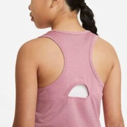 Nike Girls' NikeCourt Dri-FIT Victory Tennis Tank Top -DICKS SPORTING GOODS Sales CV7573 698 ElementalPinkWhite MODDET alt1
