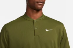 Nike Men's NikeCourt Dri-FIT Blade Collar Tennis Polo -DICKS SPORTING GOODS Sales DJ4167 326 RoughGreenWhite MODDET