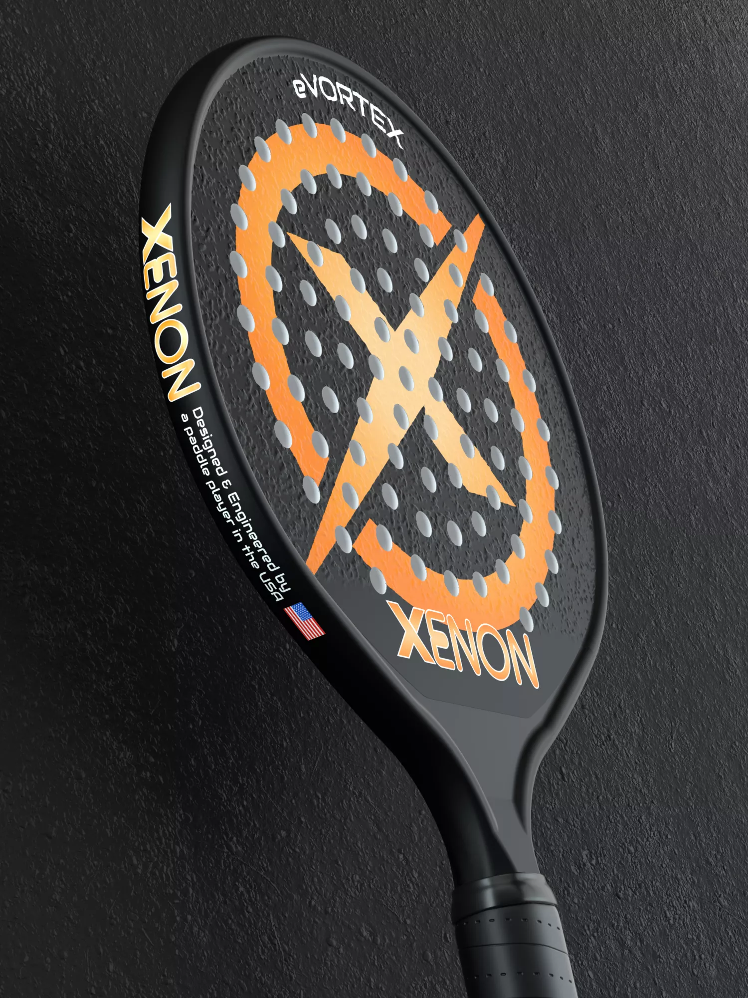 Xenon EVORTEX Heated Handle Platform Tennis Paddle 6 Xenon EVORTEX Heated Handle Platform Tennis Paddle - Image 4
