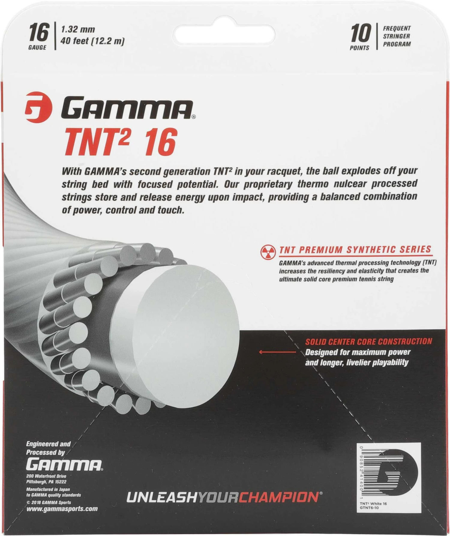 GAMMA TNT2 Tennis String 4 GAMMA TNT2 Tennis String - Image 2