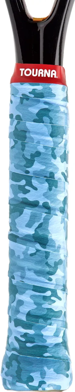 Tourna Soft Tac Blue Camo Tacky Overgrip -DICKS SPORTING GOODS Sales STT CAM NOCOLOR OPKG