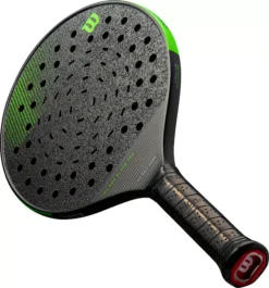 Wilson Blade Pro Gruuv Platform Tennis Paddle -DICKS SPORTING GOODS Sales WR063511U 2 BLACKGREEN DET alt2
