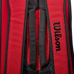 Wilson Clash V2 Super Tour 6 Pack Bag -DICKS SPORTING GOODS Sales WR8016501001 BlackRed DET alt1