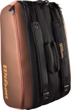 Wilson Super Tour Pro Staff V14 15-Pack Tennis Bag 12 Wilson Super Tour Pro Staff V14 15-Pack Tennis Bag -DICKS SPORTING GOODS Sales WR8021901001 Bronze BCK