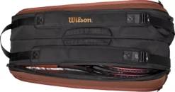 Wilson Super Tour Pro Staff V1 9-Pack Tennis Bag 12 Wilson Super Tour Pro Staff V1 9-Pack Tennis Bag -DICKS SPORTING GOODS Sales WR8024501001 Bronze LDB